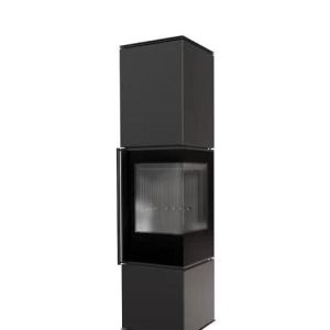 Piec stalowy REN/L prawy Ø 150 7 kW czarne wyłożenie REN L P BLACK 300x300 - Piec stalowy REN/L prawy Ø 150 7 kW czarne wyłożenie